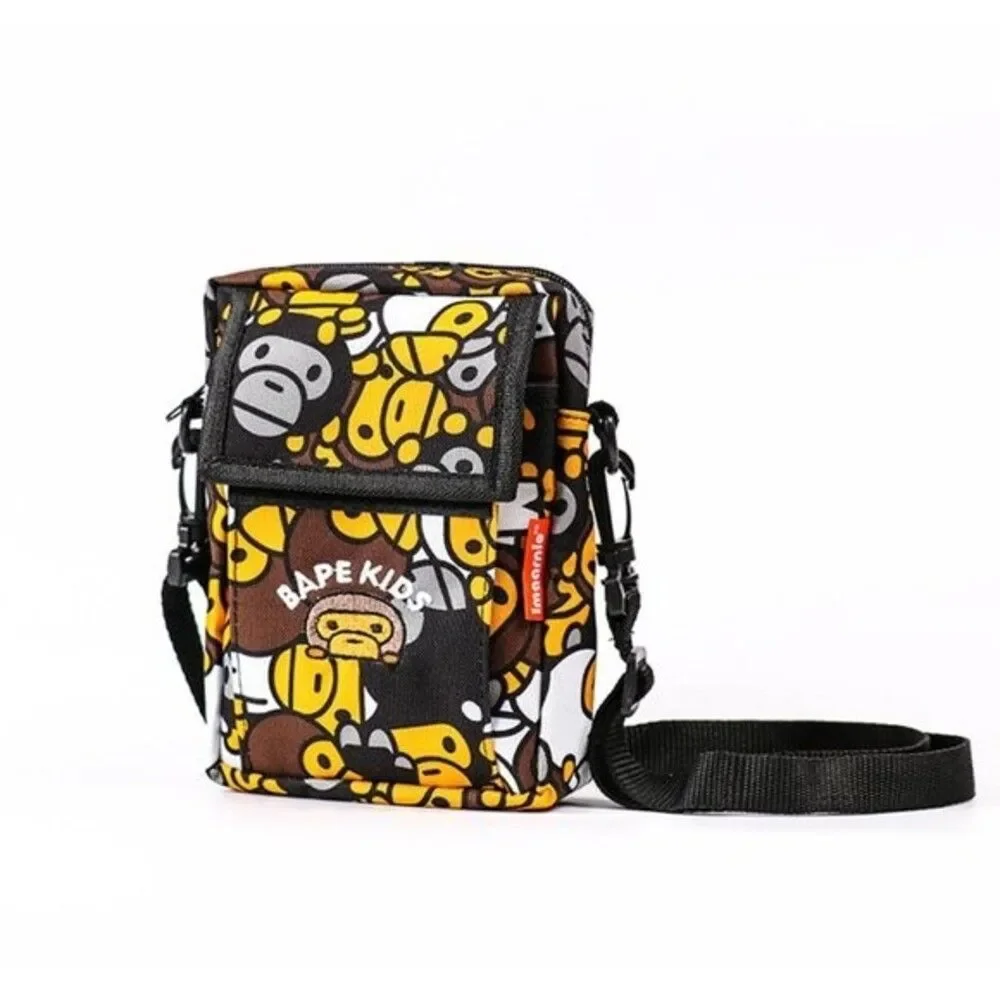 NEW! Bape Babe Milo Unisex Shoulder Kids Bag Style Waterproof Crossbody